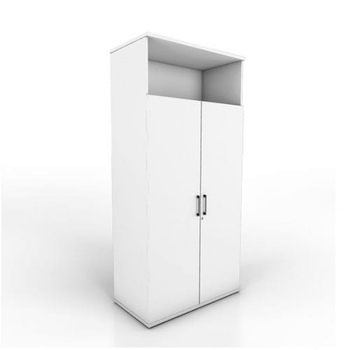 White two doors cupboad