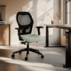 Alize mesh chair, air seating mesh chair. mesh back chair, manager office chair, blue back mesh chair , grey seat office chair
