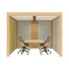 Connection-Meeting-Rooms-Office-Pod with 4 person table