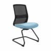 Elite Vida, Mesh back chair, blue padded seat