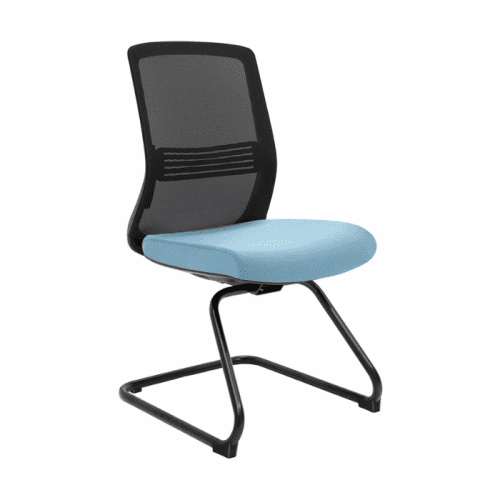 elite vida meeting chair with black cantilever base