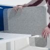 Wedge in Grey Desk Mounted Screen