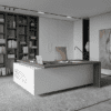 Corner Desk, BT Office Furniture, office furniture, white desk, company desk