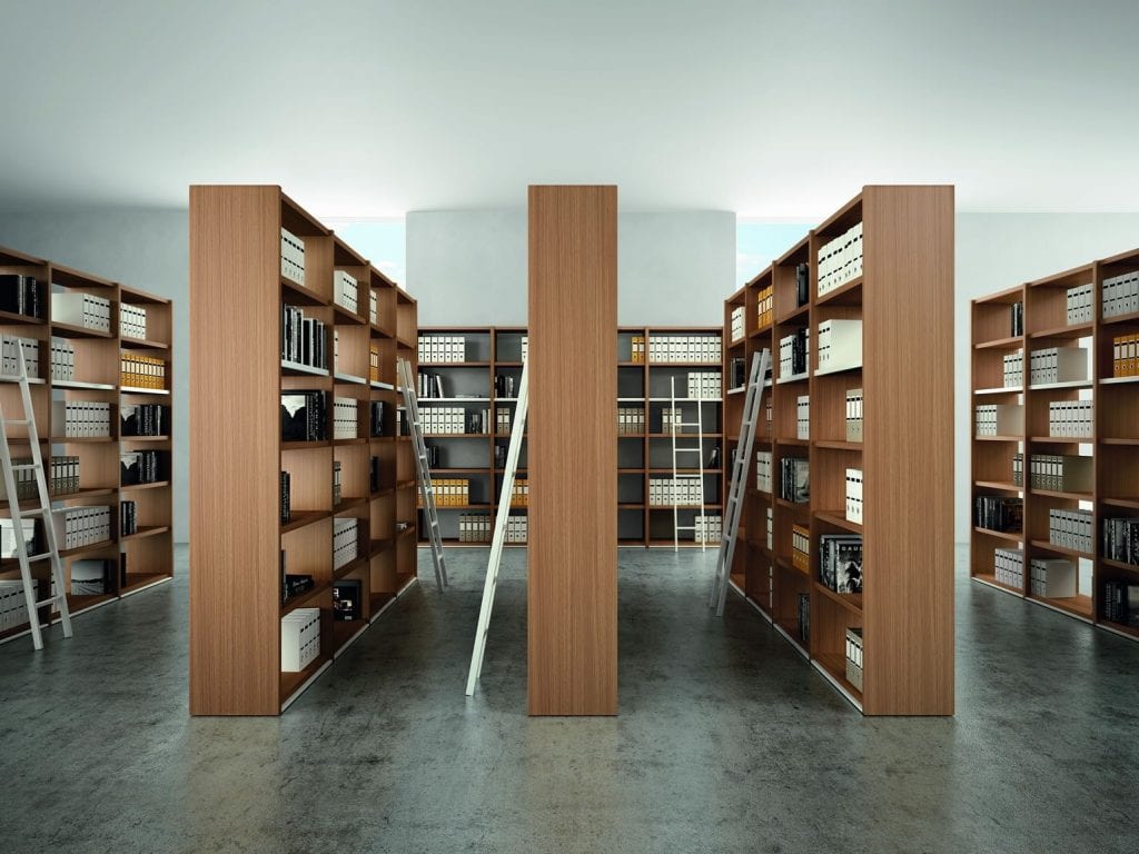 Double sided bookcase