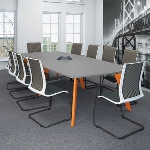 Evolve Boat Shaped Meeting Table