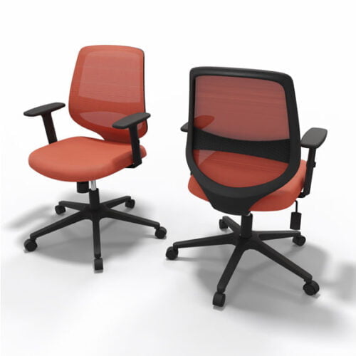 Well Mesh Chair in Orange