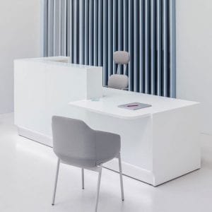 Linea Reception Desk Front Image