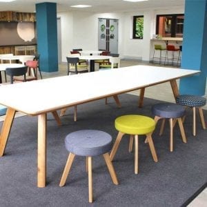Centro Connection Meeting Table White Top