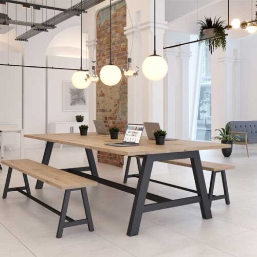 Alto Bench Table and Benches