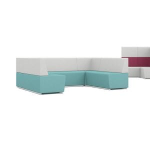 Fifteen modular sofa blue and light grey