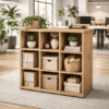pigeon hole unit 9 compartments in natural oak great storage solution ideas in open plan office