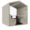 open 6 person bea pod uk manufactured acoustic solutions for office spaces