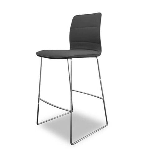 Boss Design Arran Bar Stool skid frame black