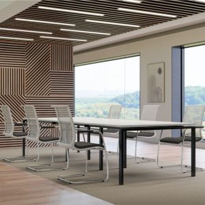 Ibench boardroom table in a modern office