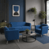 Sol Reception sofa, Air seating sofa, blue sofa, meeting sofa, reception sofa