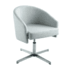 Grey chair , black base, comfortable chair , meeting and office chair