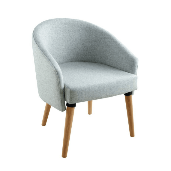 Grey chair , black base, comfortable chair , meeting and office chair