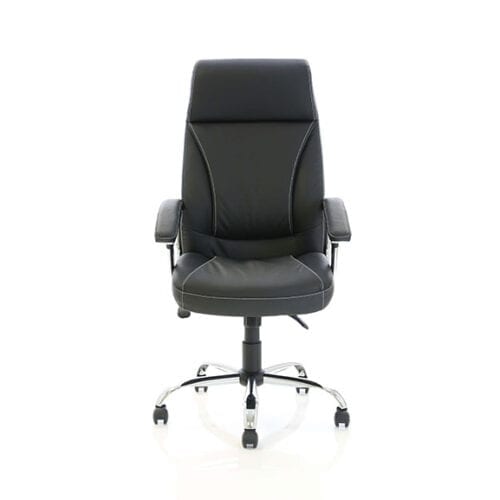 Penza Executive Chair Black Chrome Frame dynamic