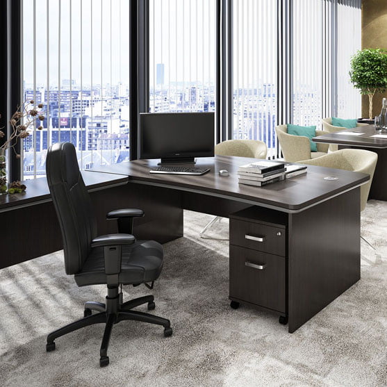 Zeus Executive Chair shown in an office