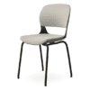 Ace Chair, Elite Furniture, sled base chair, castor chair, colour work chairs , orange chair, grey chair
