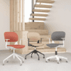 Ace Chair, Elite Furniture, sled base chair, castor chair, colour work chairs , orange chair, grey chair