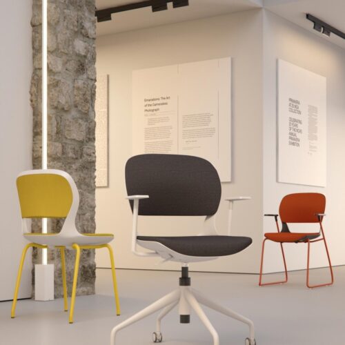 Ace Chair, Sled, Pyramid, four-legged chair, Elite, Office chair