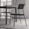 Cell Chair, black chair , office and cafe chair, meeting table chair, quad chair