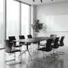 black meeting chair, office interiors, conference meeting chair, meeting chair, black chair