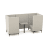 Identity booth, acoustic booth, cream booth, work booth , natural colour