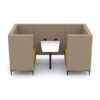 Identity booth, acoustic booth, cream booth, work booth , natural colour