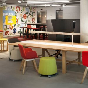 Orangebox BAE Collaborative Table Wooden Finish