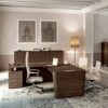 corner x10 executive desk with macthing storage