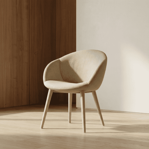 elena lounge chair from identity furniture uk manufacturer with 4 leg wooden legs