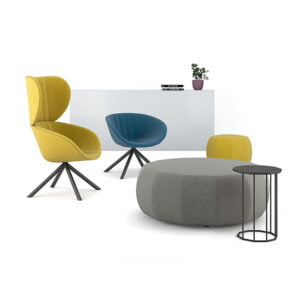 Runna laptop table pledge black base black top
