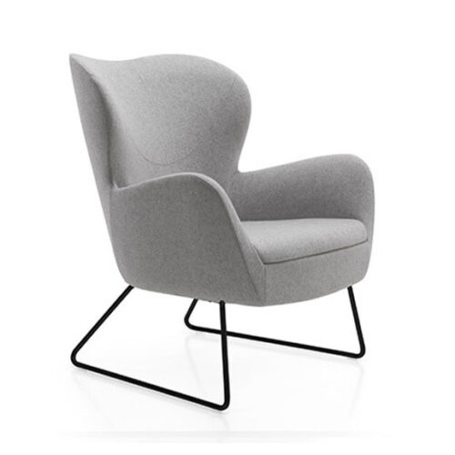 Rubi lounge chair skid base screentek