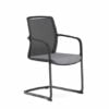 Black Frame Cantilever Meeting Chair