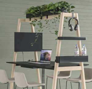Nova Wood Multipurpose Table with TV and A overframe