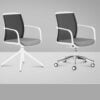 Workwell star base and casters base meeting chair