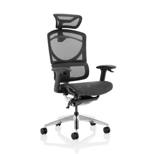 ergo click mesh executive chair with headrest dynamic