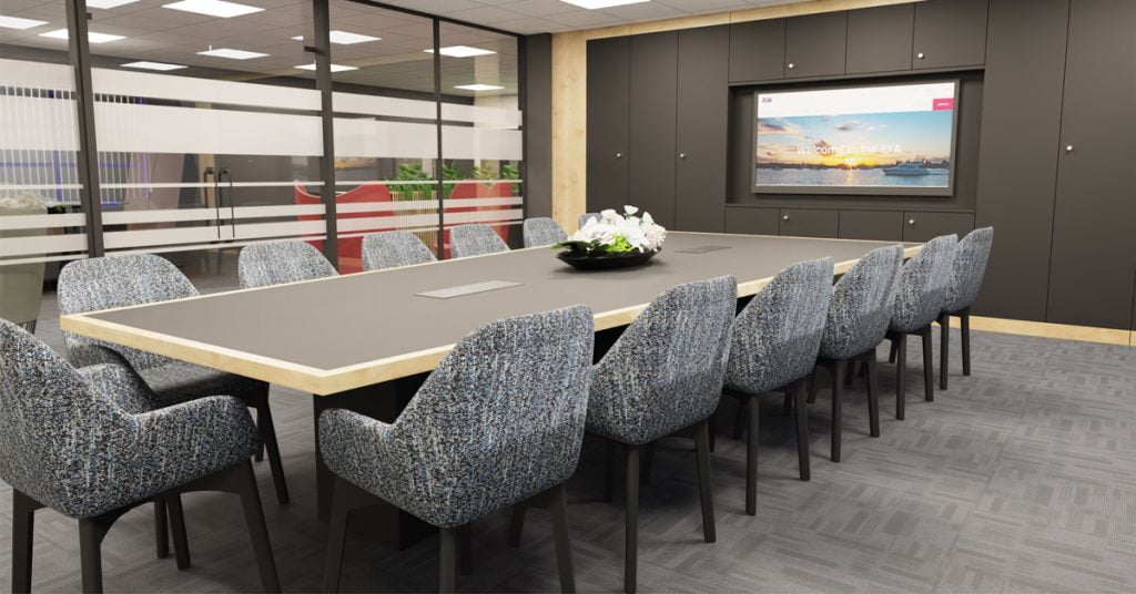 Render of a meeting table
