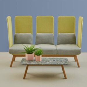 HM10 Fix High Back Sofa oak frame hitch mylius