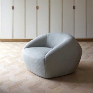 Modern office loung chair in a beautiful fabric