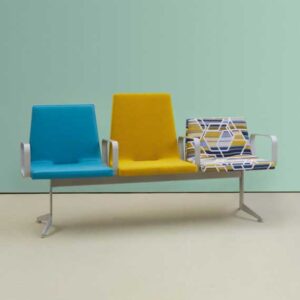 Horizon beam seating 3 seater fabric Hitch Mylius