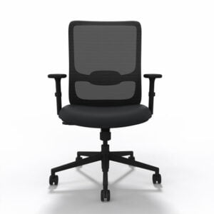 BTCH14 Black Office Chair front view