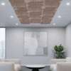 peach pink colour pet felt for the flott ceiling tiles from allsfar