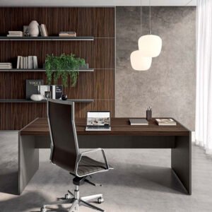 E9 Executive Desk shown with and Executive Office Chair