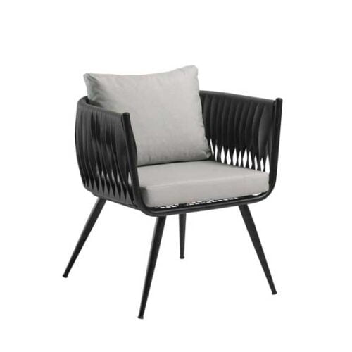 Mozzini Belt Armchair Grey Natural