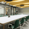 Breeze Acoustic panels, wavy acoustic panels, pattern ceiling baffles, Allsfar Acoustic ceiling
