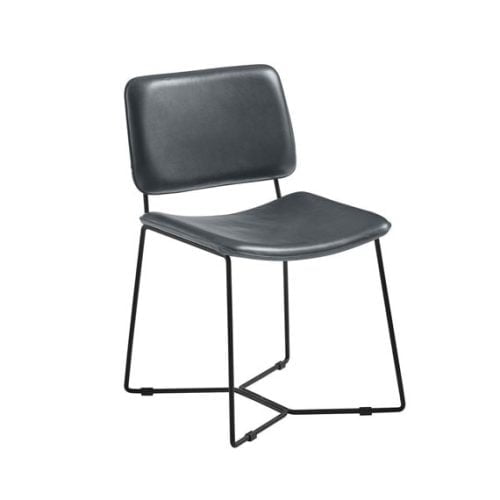 Pearl Chair in Black Leather