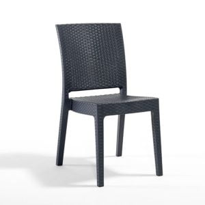 black Canterbury bistro waterproof chair